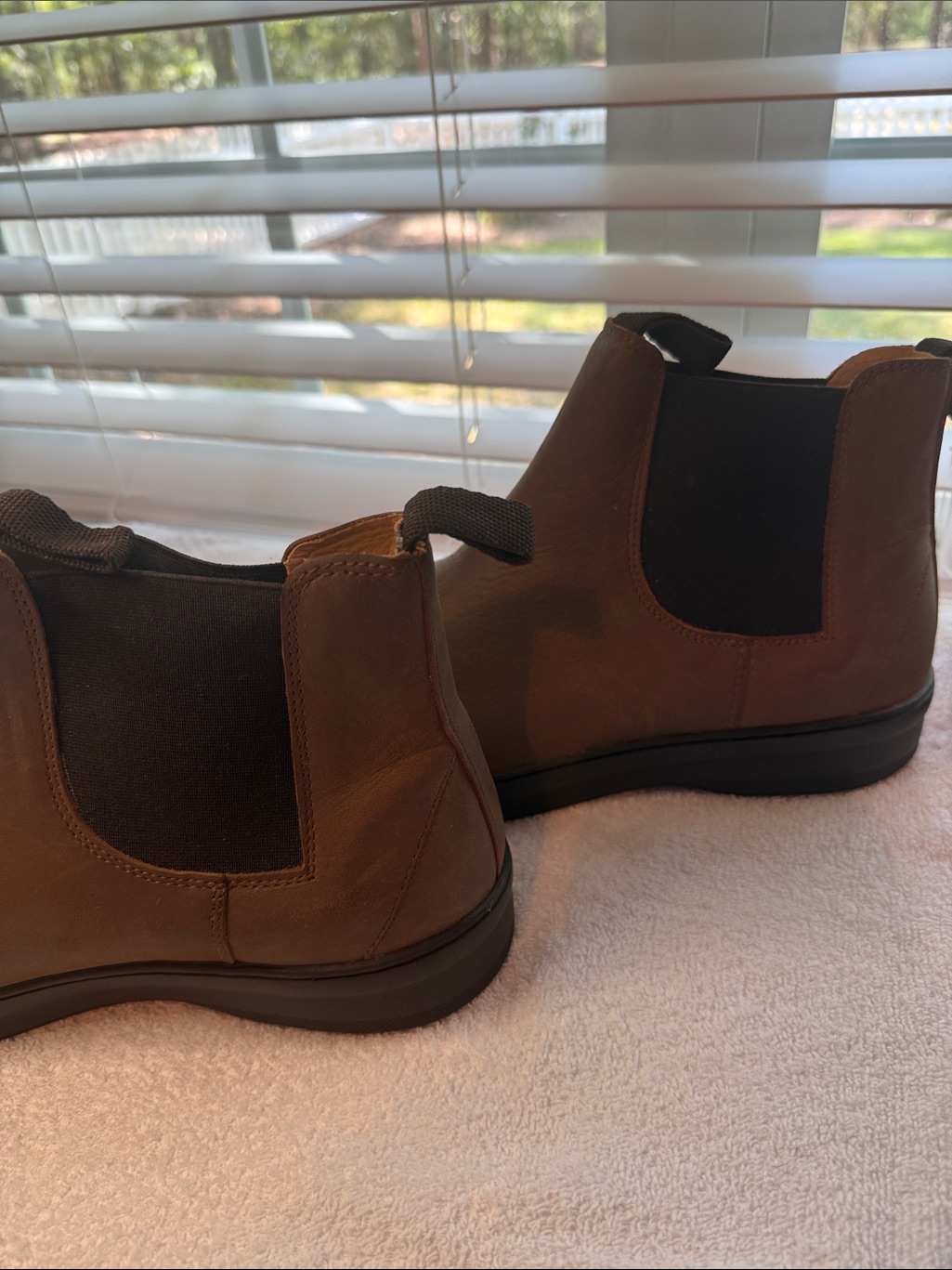 Men's Jack Erwin Brown Chelsea Boots - Sleek Slip-On Style — image 6 of 8